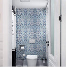 DWIND VINYL PEEL AND STICK WALLPAPER BLUE MOROCCAN - H1231 - Brand New