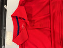 GALAXY BY HARVIC MEN'S DRY FIT MOISTURE-WICKING POLO SHIRT - SIZE: MEN XL - RED - Like New