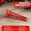 LOCKIETTA 2 PCS Hydraulic Car Ramps with Hydraulic Jack Red 11065LBS 5T - Like New