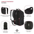 SWISSGEAR CIVIC PRO BACKPACK 18"X13.25"X7" SA52132 - BLACK - Brand New