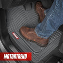 MOTOR TREND FLEXTOUGH ADVANCED PERFORMANCE CAR FLOOR MATS & CARGO LINER Gray - Like New