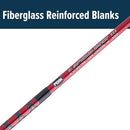 PENN MARINER II BOAT SPINNING FISHING ROD 6'6" (1PC, 12-20LB) - BLACK/RED - Brand New