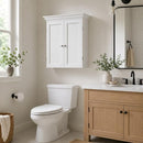 Teamson Home Stratford 2-Door Wall Cabinet - White - Brand New