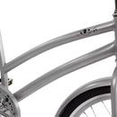 HUFFY WOMEN'S NASSAU CRUISER BIKE 26" PERFECT FIT STEEL FRAME COMFORT - SILVER - Like New