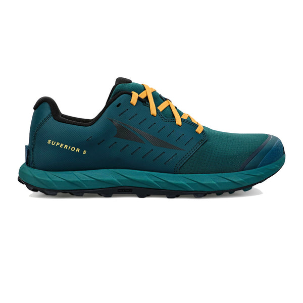 ALTRA MEN'S SUPERIOR 5 TRAIL RUNNING SHOES, SIZE 11 - SIZE: MEN 11 - DEEP TEAL - Like New