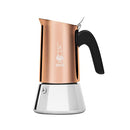 BIALETTI NEW VENUS in Induction Stovetop Coffee Maker - COPPER SILVER - Like New