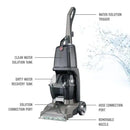 HOOVER BEST CARPET CLEANING FH50134 TURBO SCRUB UPRIGHT CARPET CLEANER - GRAY - Like New