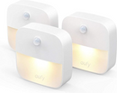 eufy by Anker Stick-On Night Light Warm White LED 3-Pack AK-T1301021 - White - Like New