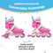 CHICAGO SKATES INLINE TRAINING SKATE COMBO - PINK/PURPLE - SMALL S RANGE - Like New