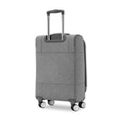 American Tourister Whim Softside Expandable Luggage with Spinners, Gray, 2PC SET Like New