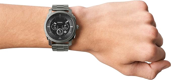 Fossil Gen 6 Hybrid Smart Watch for Men with Alexa Built-In, 24MM DW14F1 - SMOKE - Like New