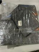 12BASKETS STAIR BASKET WITH LEATHER HANDLES - DARK GRAY - Brand New