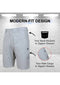 BLUE ROCK JUMP START MEN’S 6-POCKET ALL MOTION STRETCH SHORTS - SIZE: 36 - GRAY - Brand New