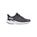 HOKA CLIFTON 8 TEXTILE WOMEN'S LACE UP SNEAKERS SIZE: US 5.5 BLACK/WHITE - Like New
