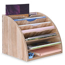 Wugeshop Fan Shaped File Organizer 7 Tier Desk Paper Organizer File Holder - Like New
