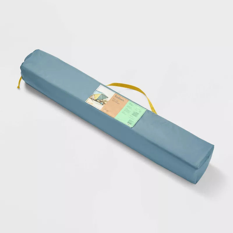 EMBARK BEACH SHELTER YELLOW - 4 HUB SHELTER - LIGHT TEAL/YELLOW - Like New