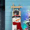 Glitzhome Wooden Welcome Sign for Porch Farmhouse Christmas Wall Hanging Snowman - Like New