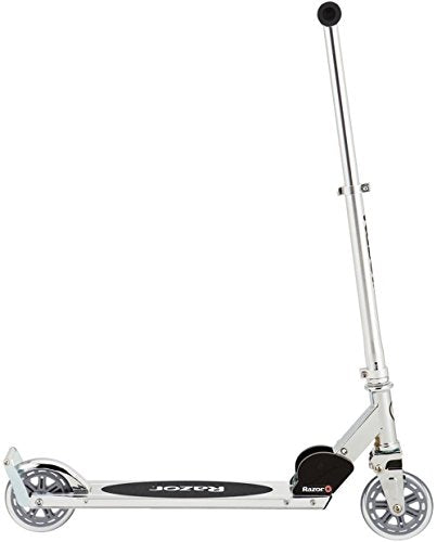 Razor A3 Kick Scooter for Kids - Larger Wheels, Suspension, Wheelie Bar - Clear - Like New