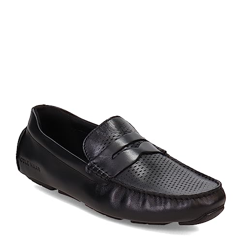 C36651 COLE HAAN MEN'S GRAND LASER PENNY DRIVER LOAFER - MEN SIZE 13 - BLACK - Like New