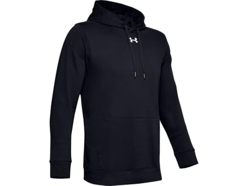 1300123 UNDER ARMOUR MEN'S HUSTLE FLEECE HOODIE BLACK SIZE XL - Brand New