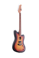 IYV 6 STRING IYV-IJGAP-200 SEMI HOLLOW ELECTRIC ACOUSTIC GUITAR - SUNBURST - Like New