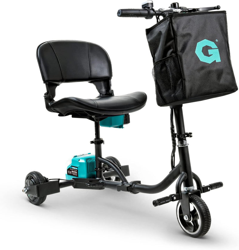 G GUT142 Lightweight 48V Long Range Folding Electric Mobility Scooter - Like New