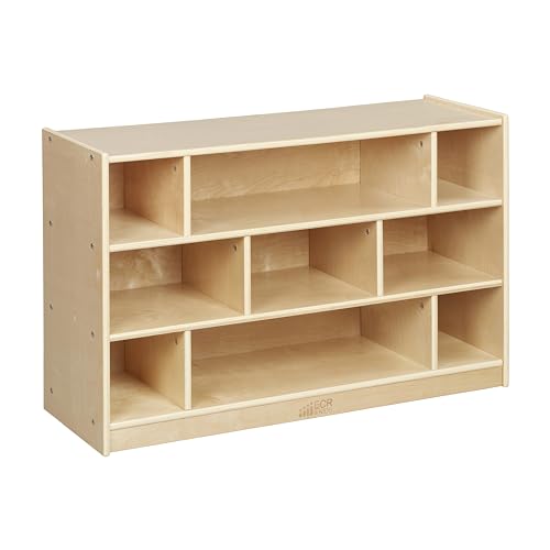 ECR4KIDS MOBILE BLOCK STORAGE CART, MEDIUM, CLASSROOM FURNITURE, NATURAL - Like New
