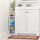 IRIS USA 2-Tier Cubby Storage Bookshelf 8" Wide B09BGRTJ9Y - White - Brand New