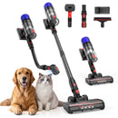 TEENDOW CORDLESS VACUUM CLEANER, 500W V16-STRONG - BLACK/PURPLE/RED - Like New
