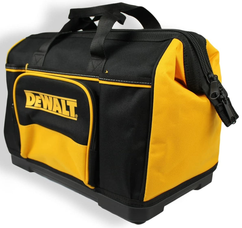 DEWALT LARGE HEAVY DUTY TOOL BAG 16” X 12" X 10" N712935 - BLACK/YELLOW - Like New