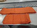 BEDSURE MICROFIBER QUEEN QUILT BEDSHEET SET - ORANGE - Like New