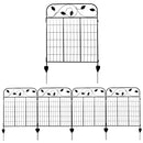 Sunnydaze Winding Vines 10-Foot 4-Piece Steel Decorative Garden Fence Panels - Like New