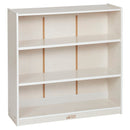 ECR4KIDS CLASSIC BOOKCASE, 36IN, ADJUSTABLE SHELVES, WHITE WASH ELR-17100-WW - Like New
