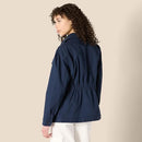 AMAZON ESSENTIALS WOMEN'S RELAXED-FIT DROPPED SHOULDER MIDWEIGHT JACKET NAVY XL - Brand New