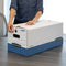 Bankers Box STOR/FILE Medium-Duty Storage Boxes, FastFold (00704) - Blue/White - Brand New