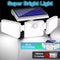 AmeriTop Solar Lights - 2 Pack, 800LM 128 LED 6500K Motion Sensor, AL-SL - White Like New