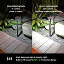 HOME ZONE SECURITY MESH LINKABLE SERIES 4-PACK SOLAR LED Security Pathway Light - Like New