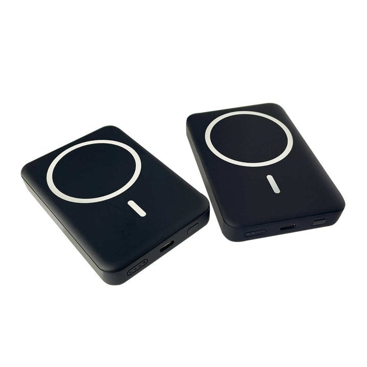 MyCharge Magnetic Wireless Power Bank 5,000mAh, 2 Pack MP50KKA - Black - Like New