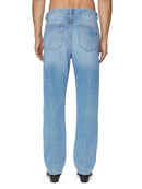 DIESEL MENS REGULAR FIT MID WAIST STRAIGHT LEG JEANS SIZE: 34X32 - BLUE WASH - Like New