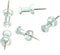 OFFICEMATE PUSHPINS, PLASTIC, CLEA OIC92707 - Brand New