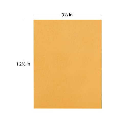 OFFICE DEPOT BRAND MANILA ENVELOPES 9-1/2" X 12-1/2" BROWN KRAFT BOX OF 100 - Brand New