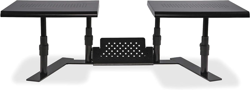 Allsop Metal Art ErgoTwin Dual Monitor Stand - BLACK - Like New
