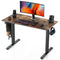 Sweetcrispy Electric Standing Desk 40 x 24in Adjustable Height Rustic Brown - Like New