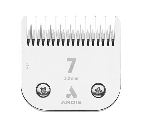 ANDIS ULTRA EDGE DOG CLIPPER BLADE SIZE-7 SKIP TOOTH 72610 - CHROME - Brand New