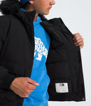 THE NORTH FACE KIDS' MCMURDO HOODED JACKET SIZE: YOUTH SMALL - TNF BLACK - Brand New