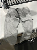 BLU ROCK NEW YORK GRAY JOGGER SWEATPANTS DRAWSTRING XL - SIZE: MEN XL - GRAY - Like New