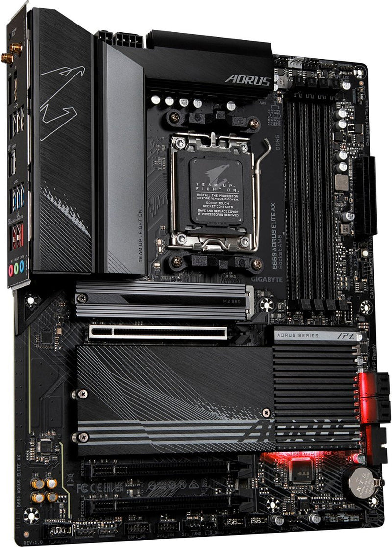 GIGABYTE B650-AORUS-ELITE-AX AM5 LGA 1718 AMD ATX GAMING MOTHERBOARD DDR5 M.2 Like New