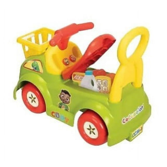 COCOMELON HEALTHY HABITS RIDE-ON - GREEN,RED,YELLOW - Brand New