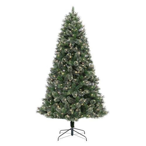 PHILIPS 7.5' PRELIT CHRISTMAS TREE WITH 500 BICOLOR LED LIGHTS - GREEN - Like New