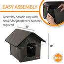 K&H Pet Products Outdoor Cat House for Outside Pets, Weatherproof Outdoor Cat - Like New